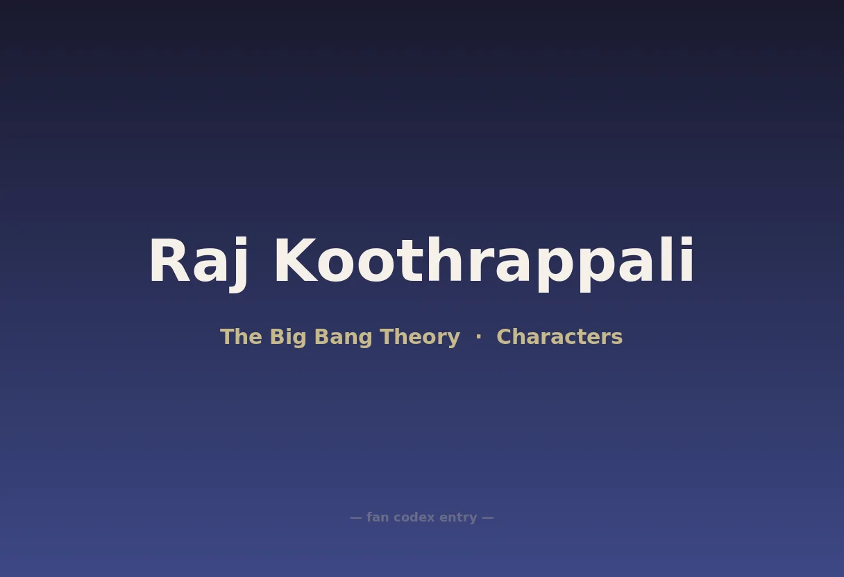 Raj Koothrappali