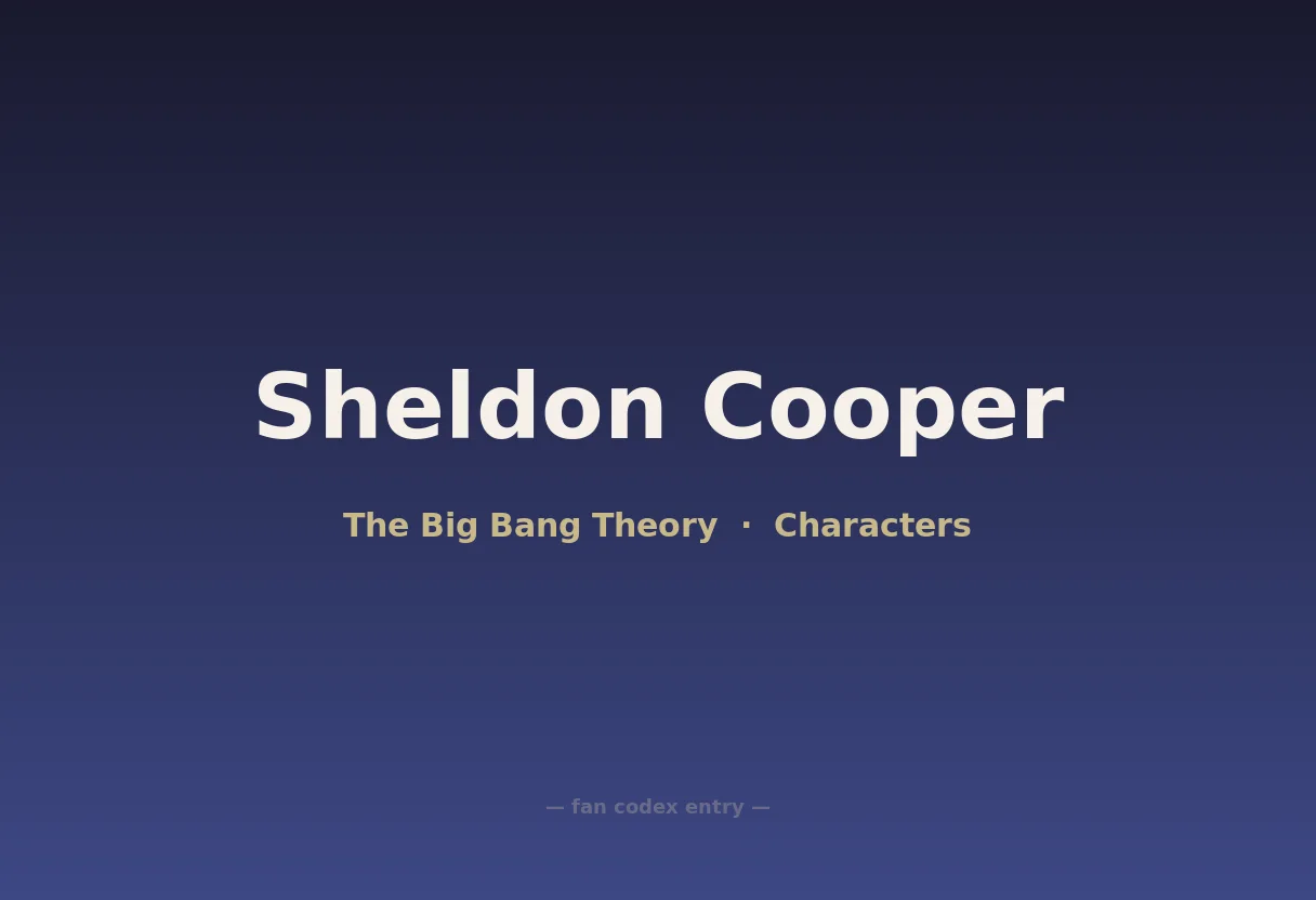 Sheldon Cooper