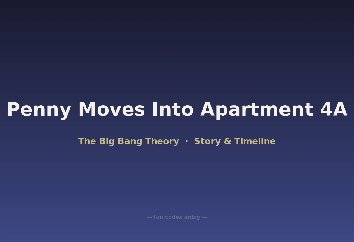 Penny Moves Into Apartment 4A