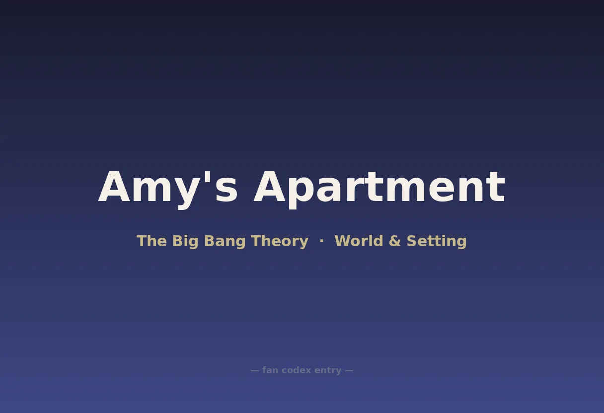 Amy's Apartment